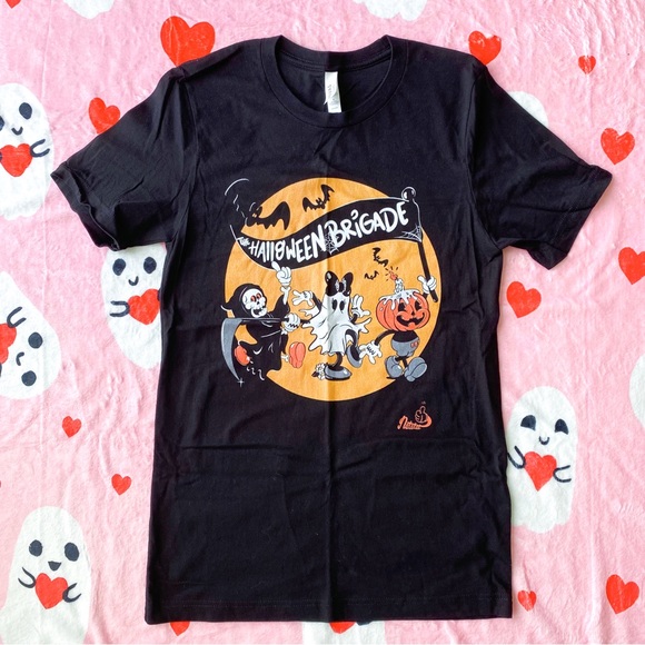 Disney Tops - halloween brigade pumpkin mickey ghost minnie disney parade tee S